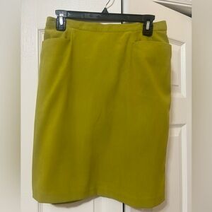 Allison Taylor green business casual skirt